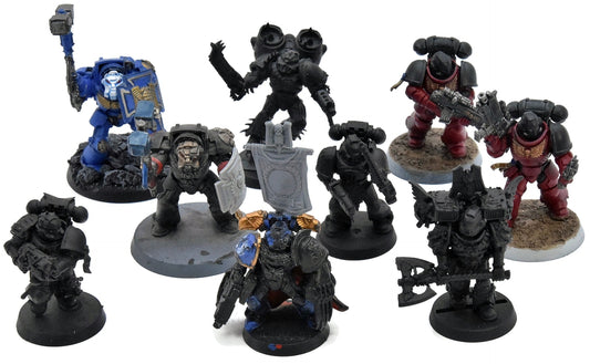 SPACE MARINES 9 Loose Models #1 Warhammer 40K