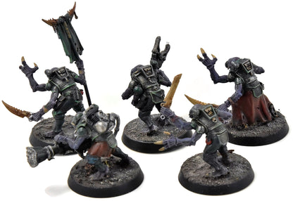 GENESTEALER CULTS 5 Acolyte Hybrids #1 WELL PAINTED Warhammer 40K