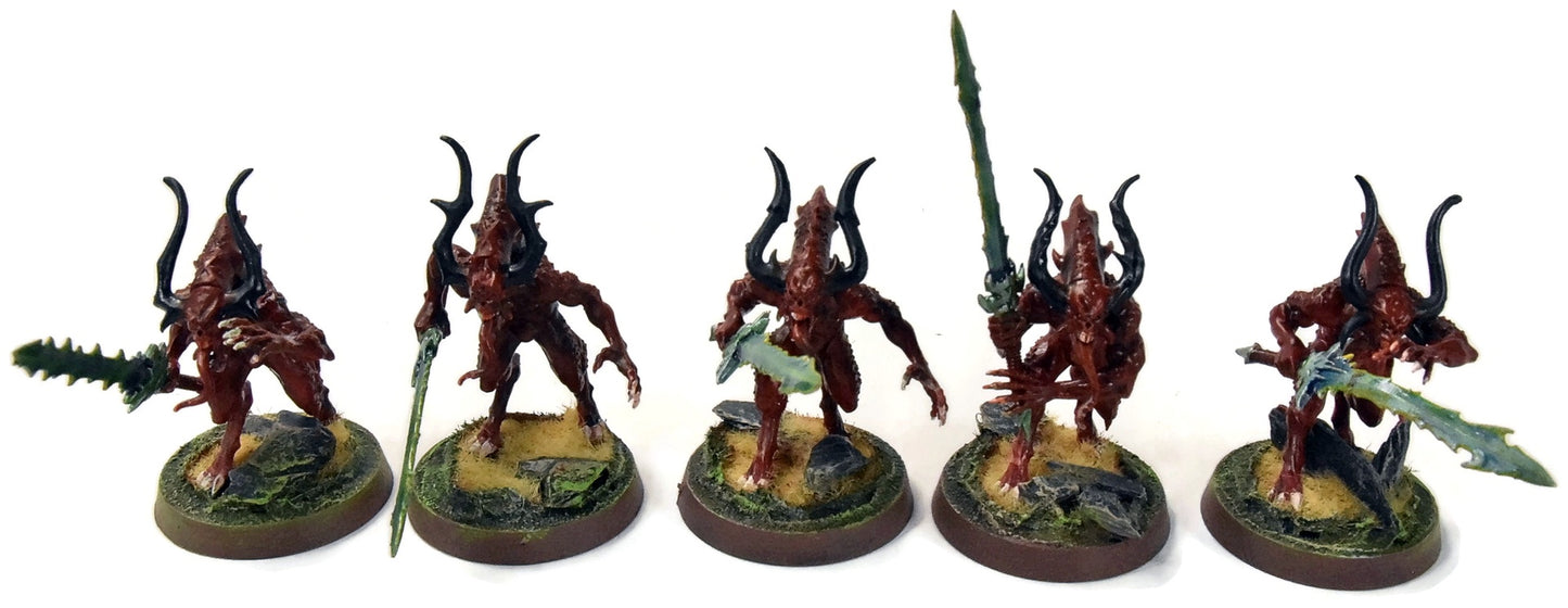 BLADES OF KHORNE 10 Bloodletters #2 WELL PAINTED Sigmar