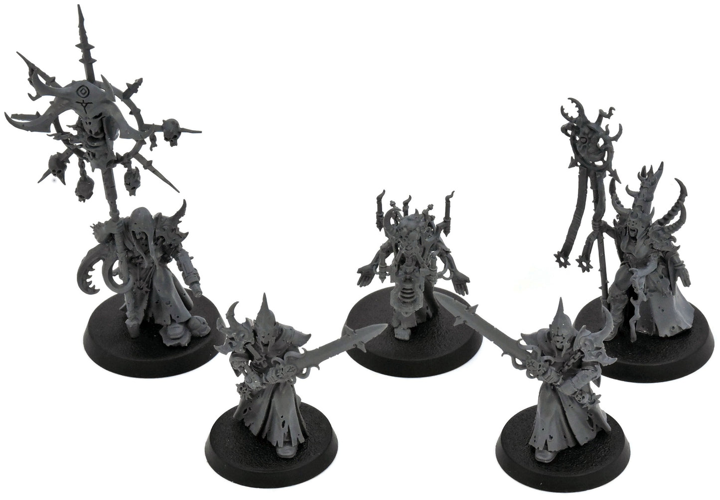 CHAOS SPACE MARINES 5 Dark Commune #1 WELL PAINTED Warhammer 40K