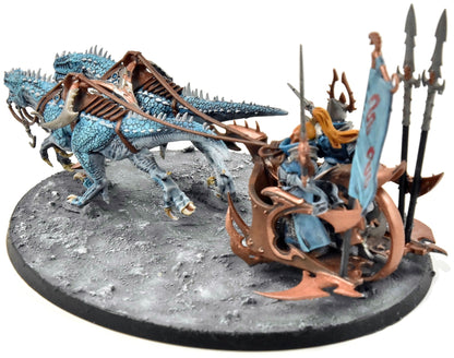 CITIES OF SIGMAR Drakespawn Chariot #4 WELL PAINTED Sigmar