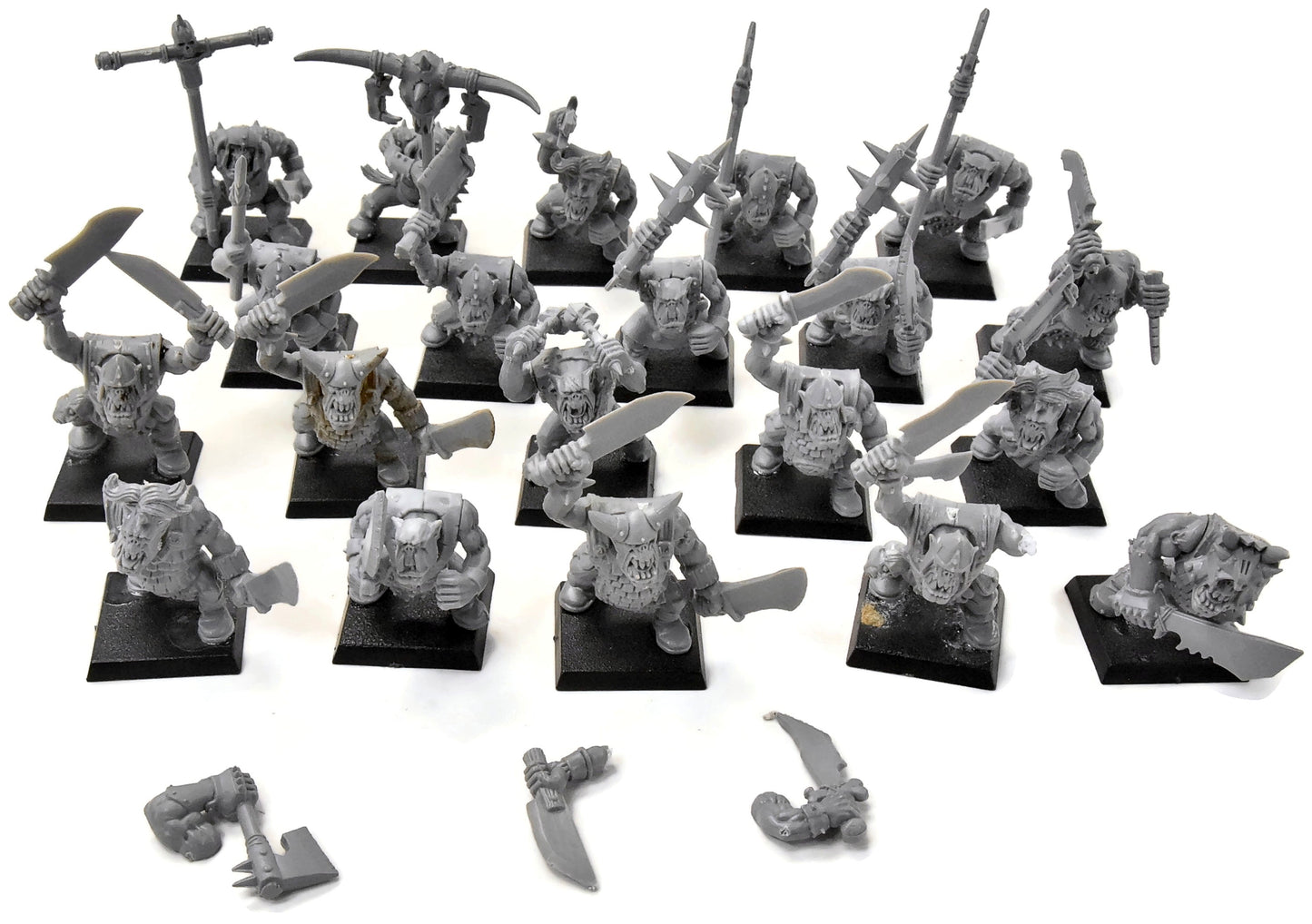 ORCS & GOBLINS 20 Orcs Warriors BOYS BOYZ #2 Warhammer Fantasy