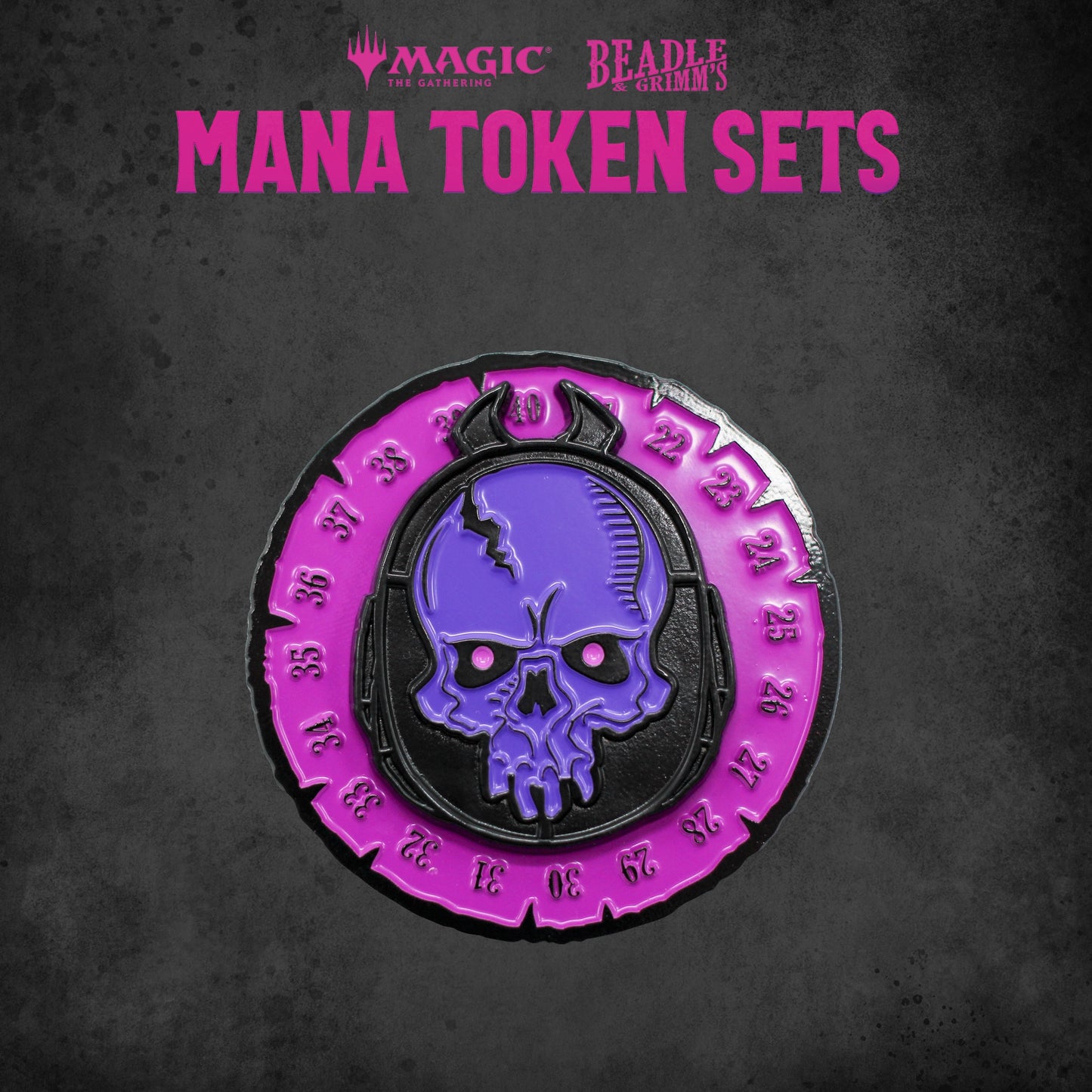 Beadle & Grimms Mtg Mana Token Set Black