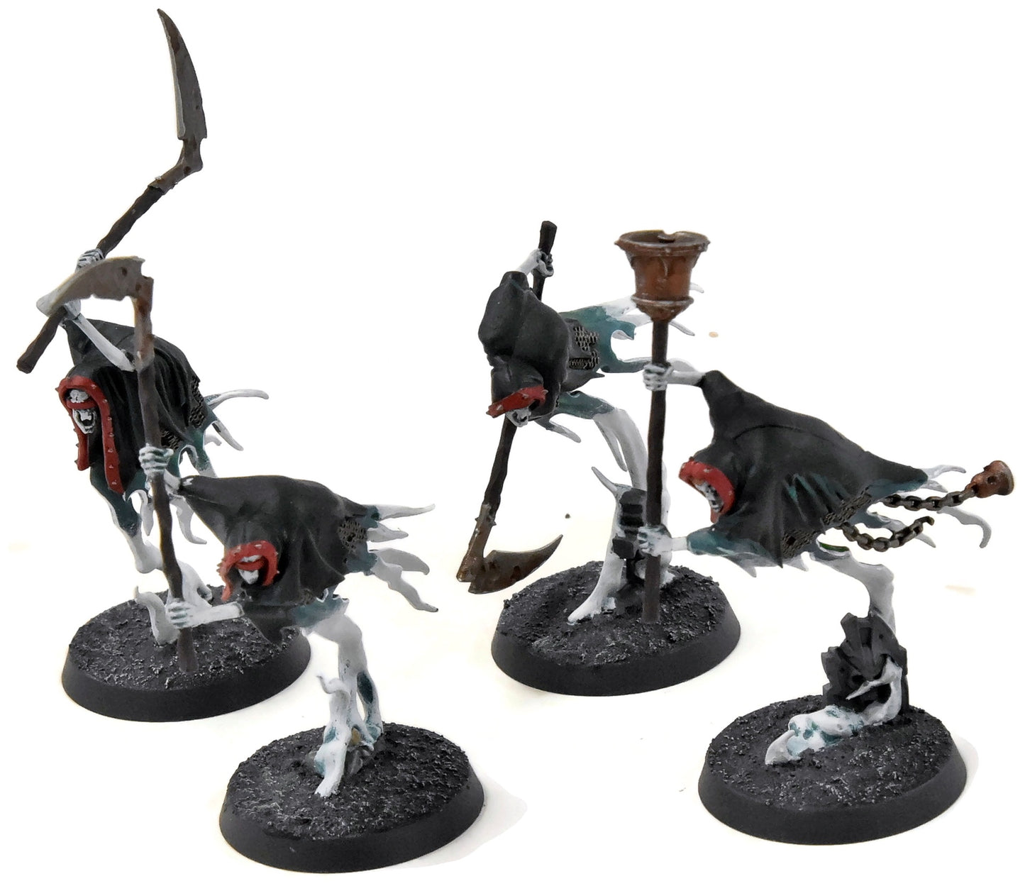 NIGHTHAUNT 4 Grimghast Reapers #3 WELL PAINTED Sigmar