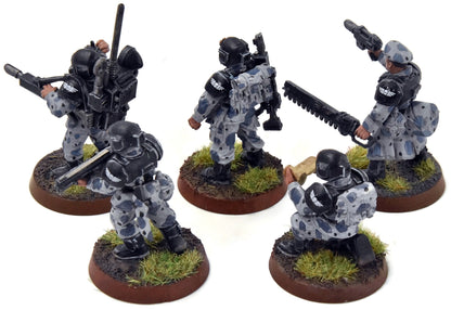 ASTRA MILITARIUM 5 Cadian Command Squad #3 WELL-PAINTED Warhammer 40K