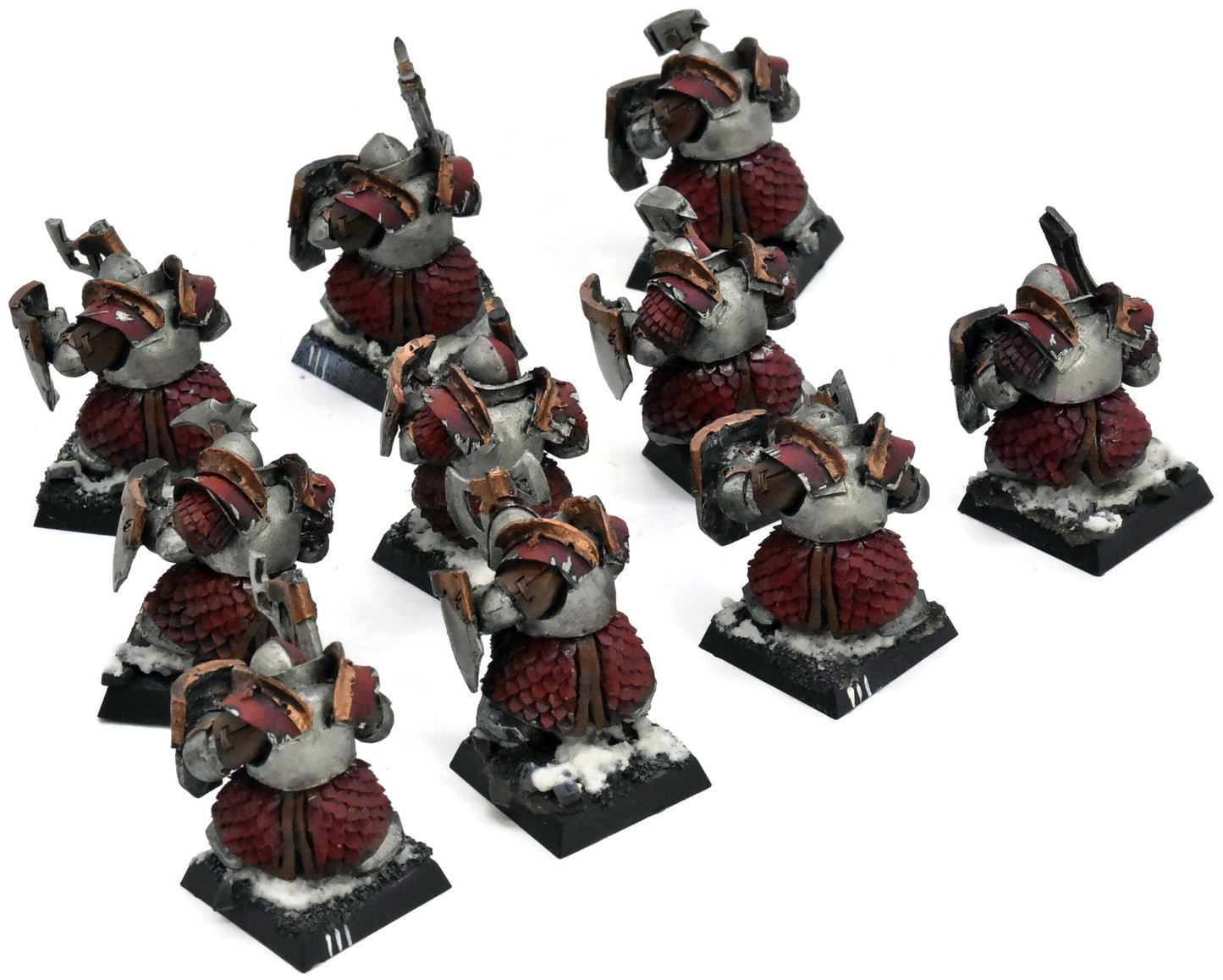 CHAOS DWARFS 10 INFERNAL GUARD #3 FORGE WORLD WELL PAINTED
