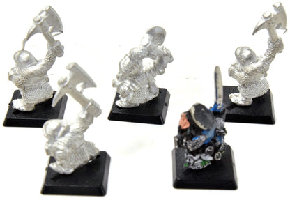 DWARFS 5 Classic Clansmen #9 METAL Warhammer Fantasy