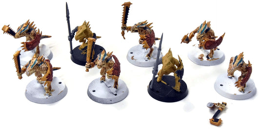 SERAPHON 8 Saurus Warriors #3 old sculpt Warhammer Sigmar