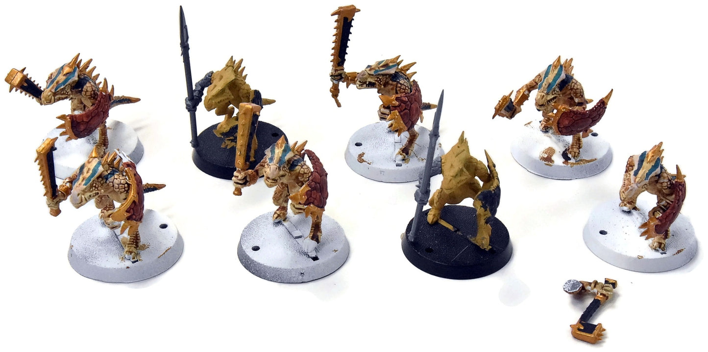 SERAPHON 8 Saurus Warriors #3 old sculpt Warhammer Sigmar