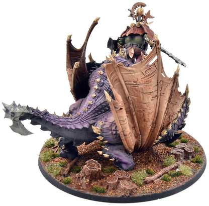 ORRUK WARCLANS Megaboss On Maw Krusha WELL PAINTED Sigmar