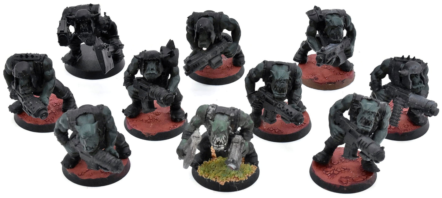 ORKS 10 Ork Boyz #1 Warhammer 40K 8583