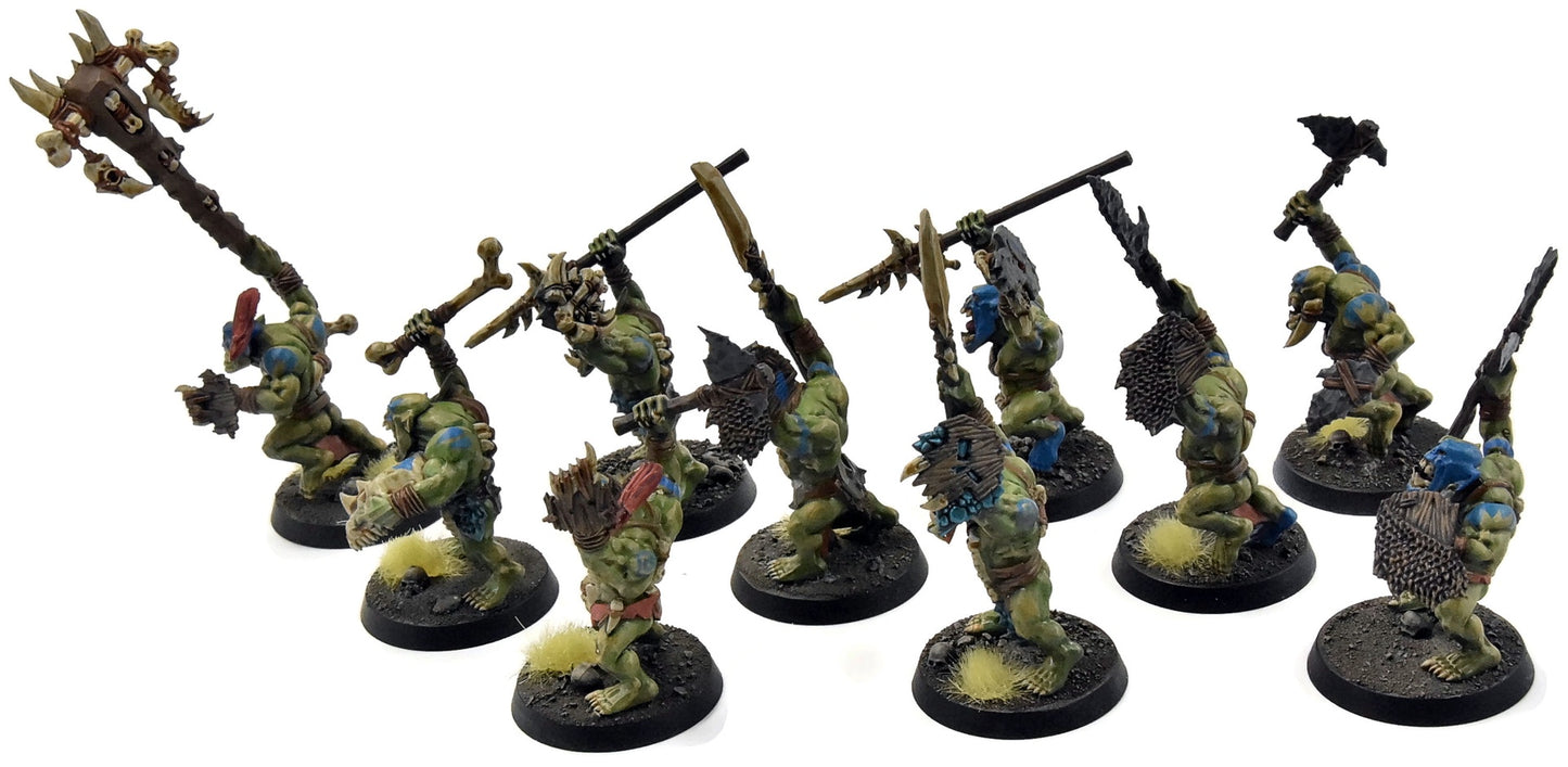ORRUK WARCLANS 10 Savage Orruks #1 PRO PAINTED Sigmar 9947