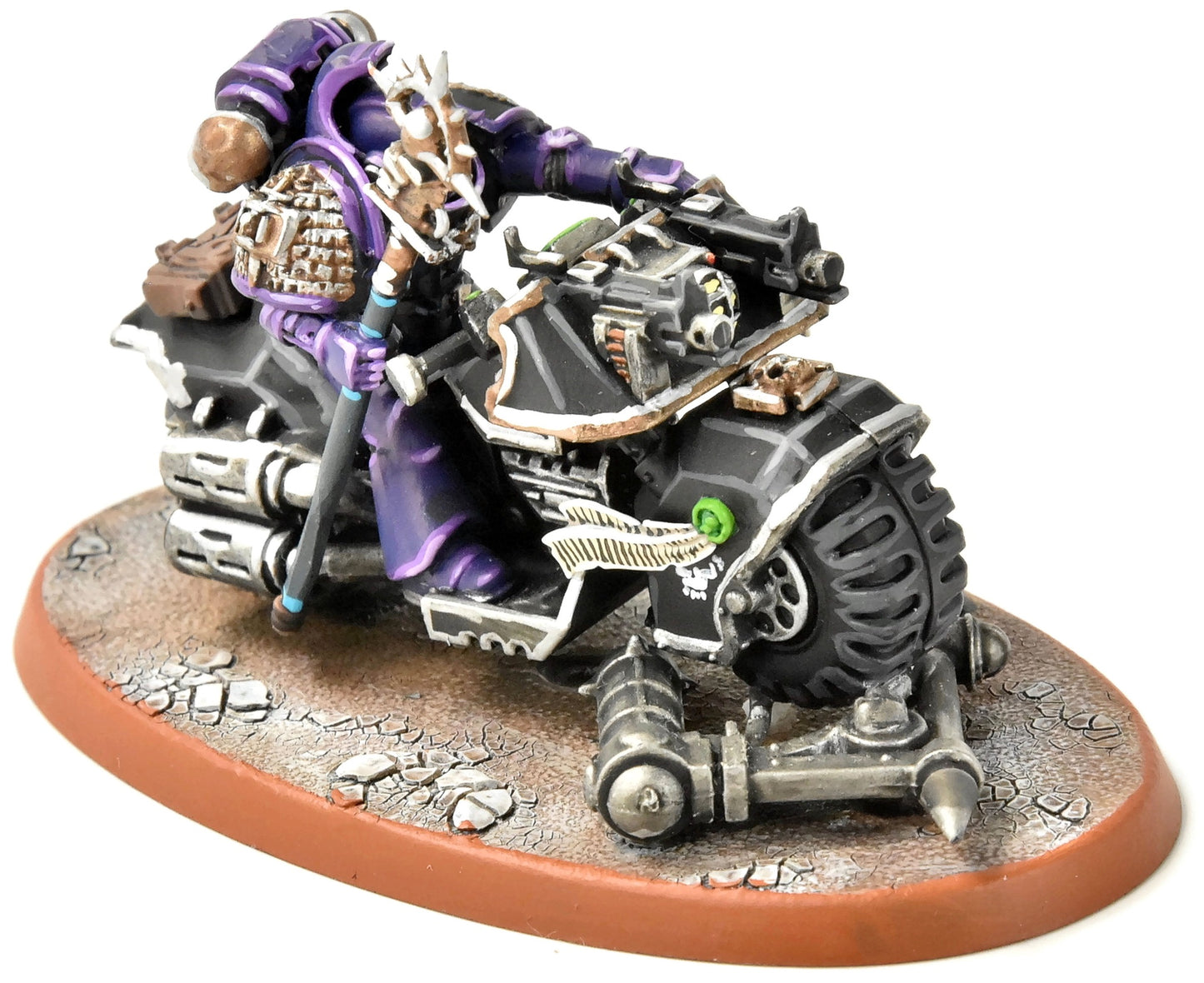 Space Marines Librarian à vélo n°3, peinture professionnelle Warhammer 40K