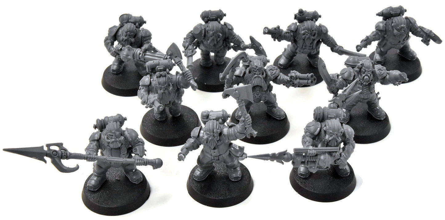 KHARADRON OVERLORDS 10 Arkanaut Company #1 Sigmar
