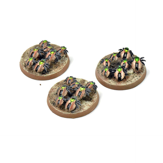 NECRONS 3 Scarab Swarms #2 WELL PAINTED Warhammer 40K