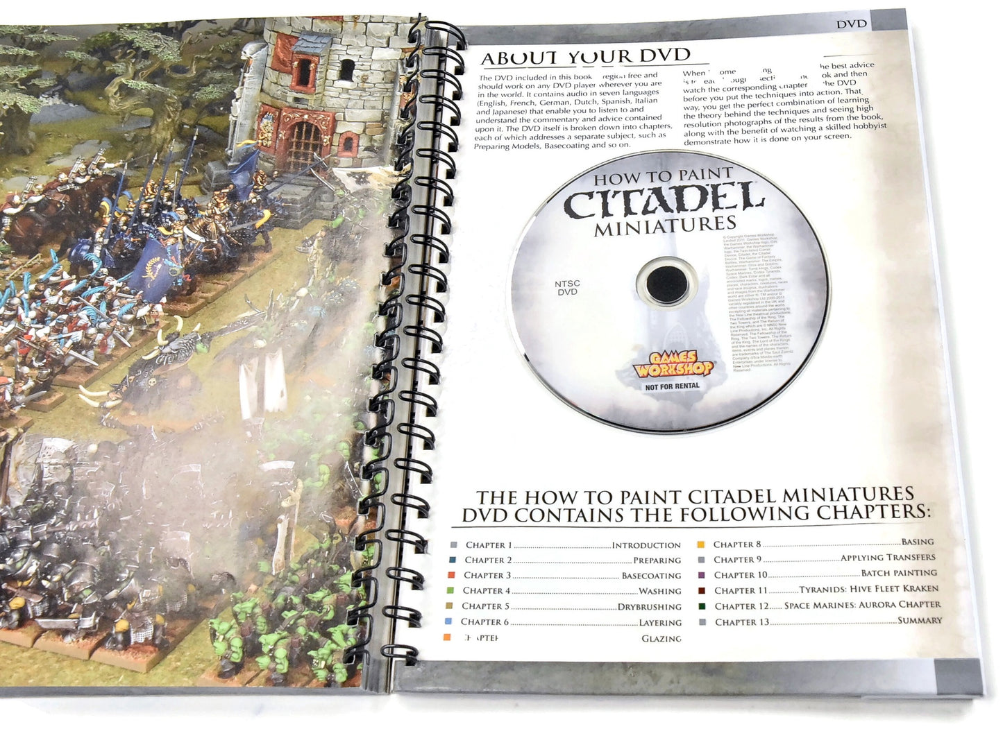 CITADEL How to Paint Miniatures Book DVD Included