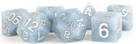Silicone 7 Dice Set Rubber Glacial Debris 16mm