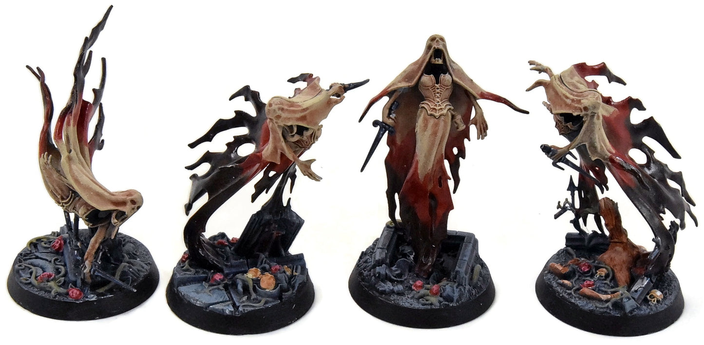 NIGHTHAUNT 4 Myrmourn Banshees #1 WELL PAINTED Sigmar