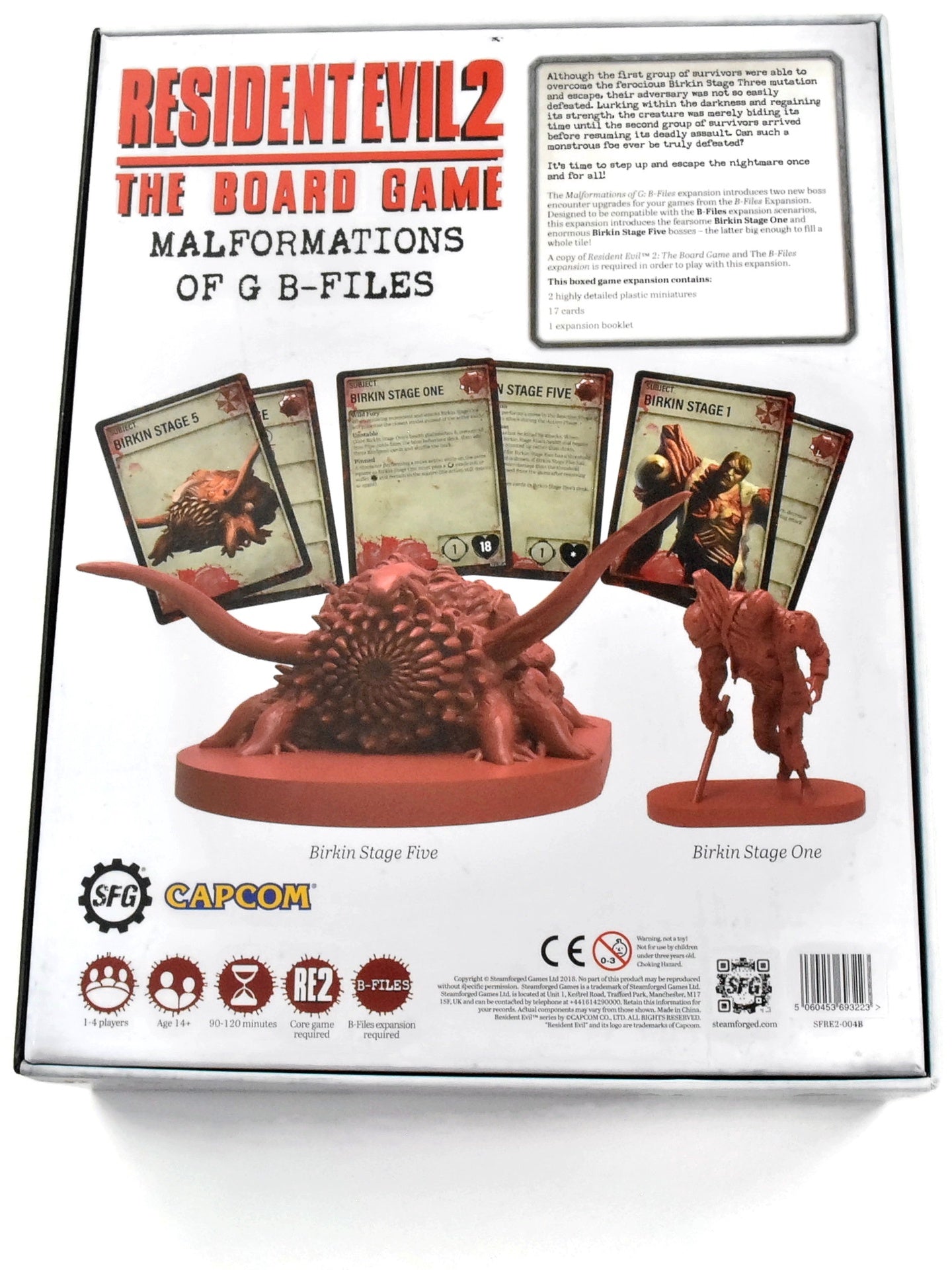 Resident Evil 2 Malformations de G - Extension Dossiers B - Boîte ouverte, comme neuf