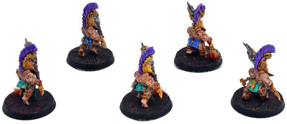 FYRESLAYERS 5 Auric Hearthguard #1 WELL PAINTED Warhammer Sigmar 4193