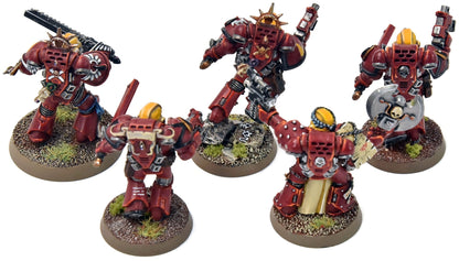BLOOD ANGELS 5 Sternguard Veterans #4 With Metal Bits PRO PAINTED Warhammer 40K
