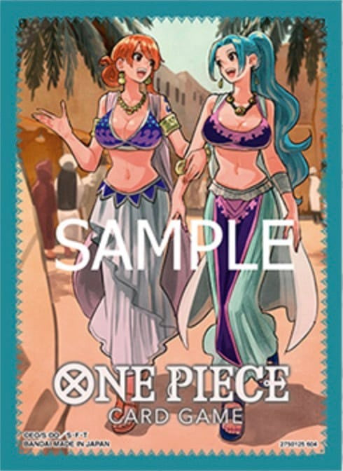 Bandai One Piece Trading Card Supplies - Deck Protectors - Nami & Vivi (70 Sleeves)