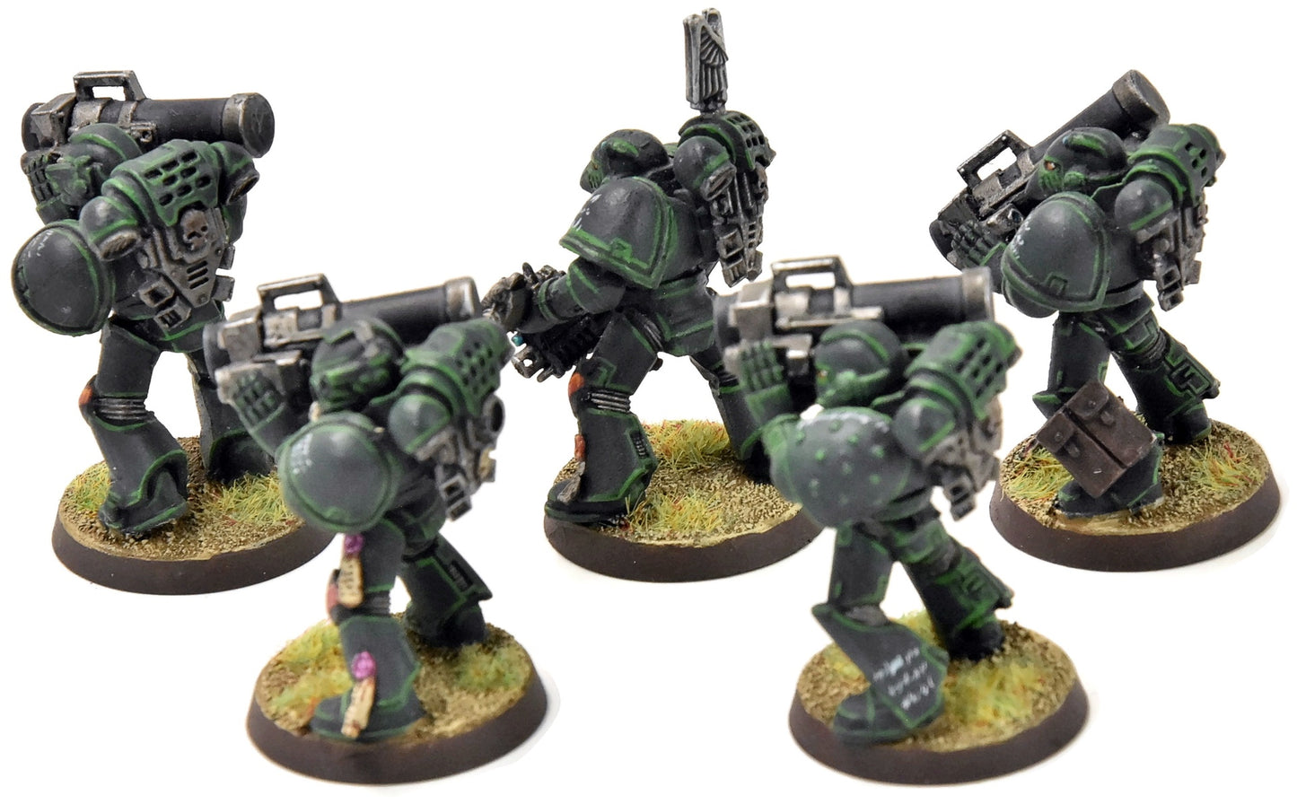 SPACE MARINES Missile Launcher Devastator Squad #1 PRO PAINTED Warhammer 40K
