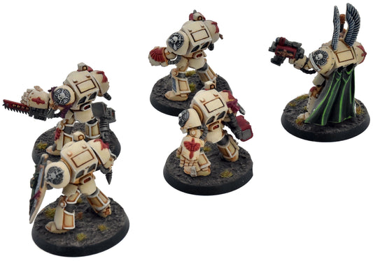 DARK ANGELS 5 Deathwing Terminators #2 WELL PAINTED Warhammer 40K