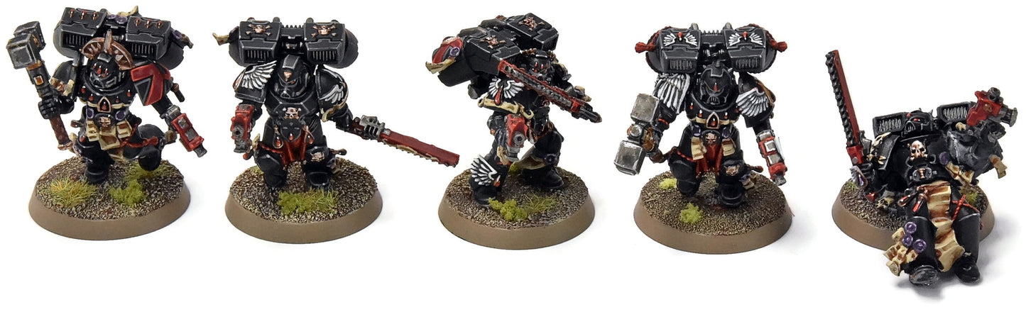 BLOOD ANGELS 5 Death Company With Jump Pack #15 PRO PAINTED Warhammer 40K