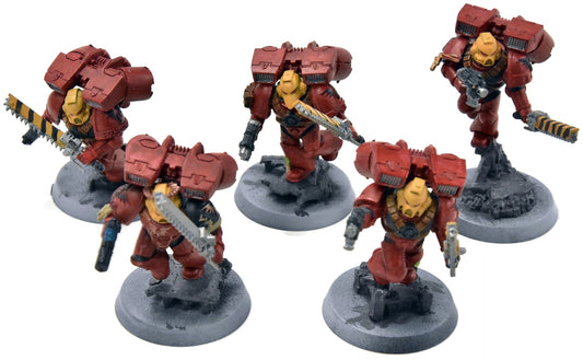 BLOOD ANGELS 5 Assault Marines with Jump Pack #2 Warhammer 40K