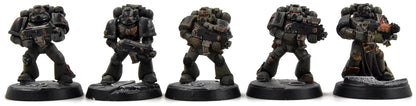 SALAMANDERS 10 Tactical Marines #3 WELL PAINTED Warhammer 40K