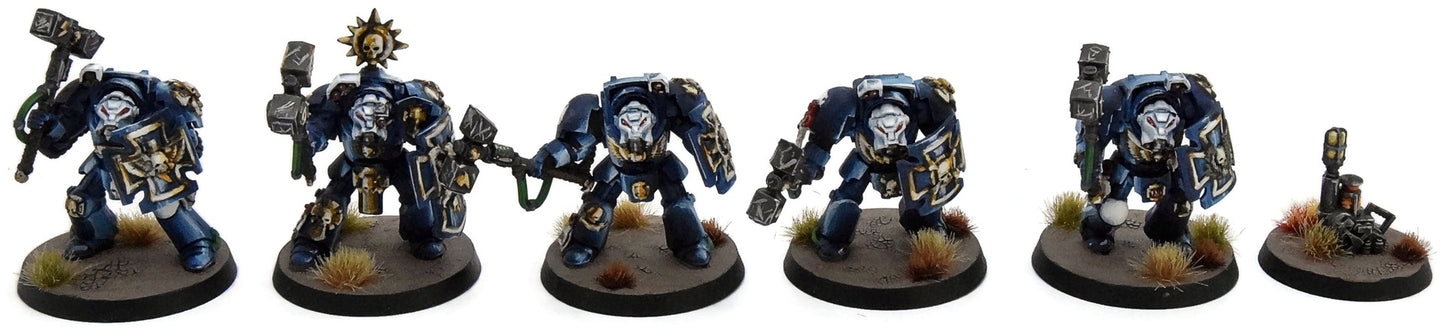 SPACE MARINES 5 Terminators #1 WELL PAINTED Warhammer 40K