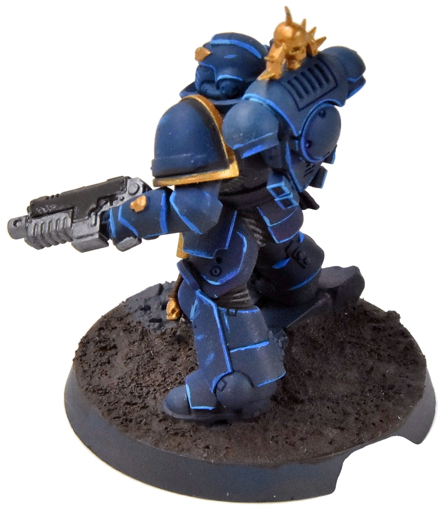 SPACE MARINES Lieutenant Agastus Box #1 WELL PAINTED Warhammer 40K