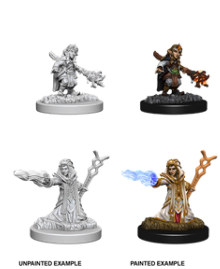 Figurines non peintes D&amp;D Wv6 Gnome magicienne