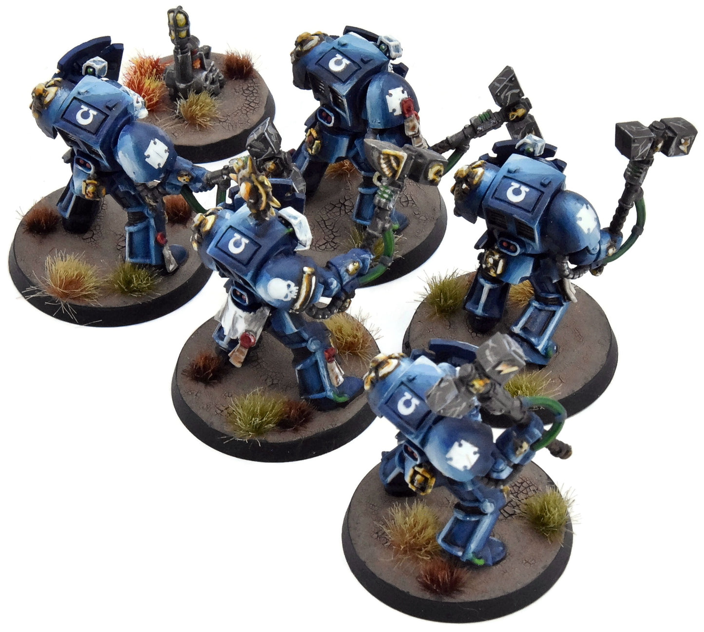 SPACE MARINES 5 Terminators #1 WELL PAINTED Warhammer 40K