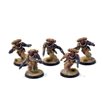 SPACE MARINES 5 Assault Intercessors #1 WELL PAINTED Warhammer 40K