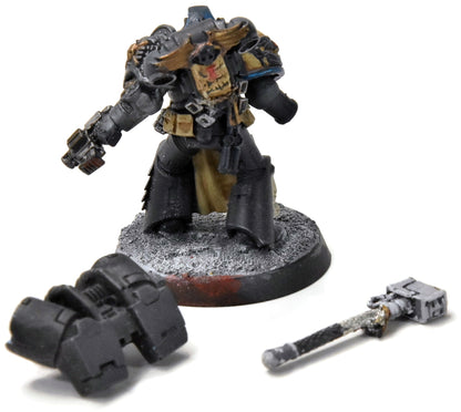 DEATHWATCH Jensus Natorian, Blood Ravens Codicer Librarian #1 need repair 40K