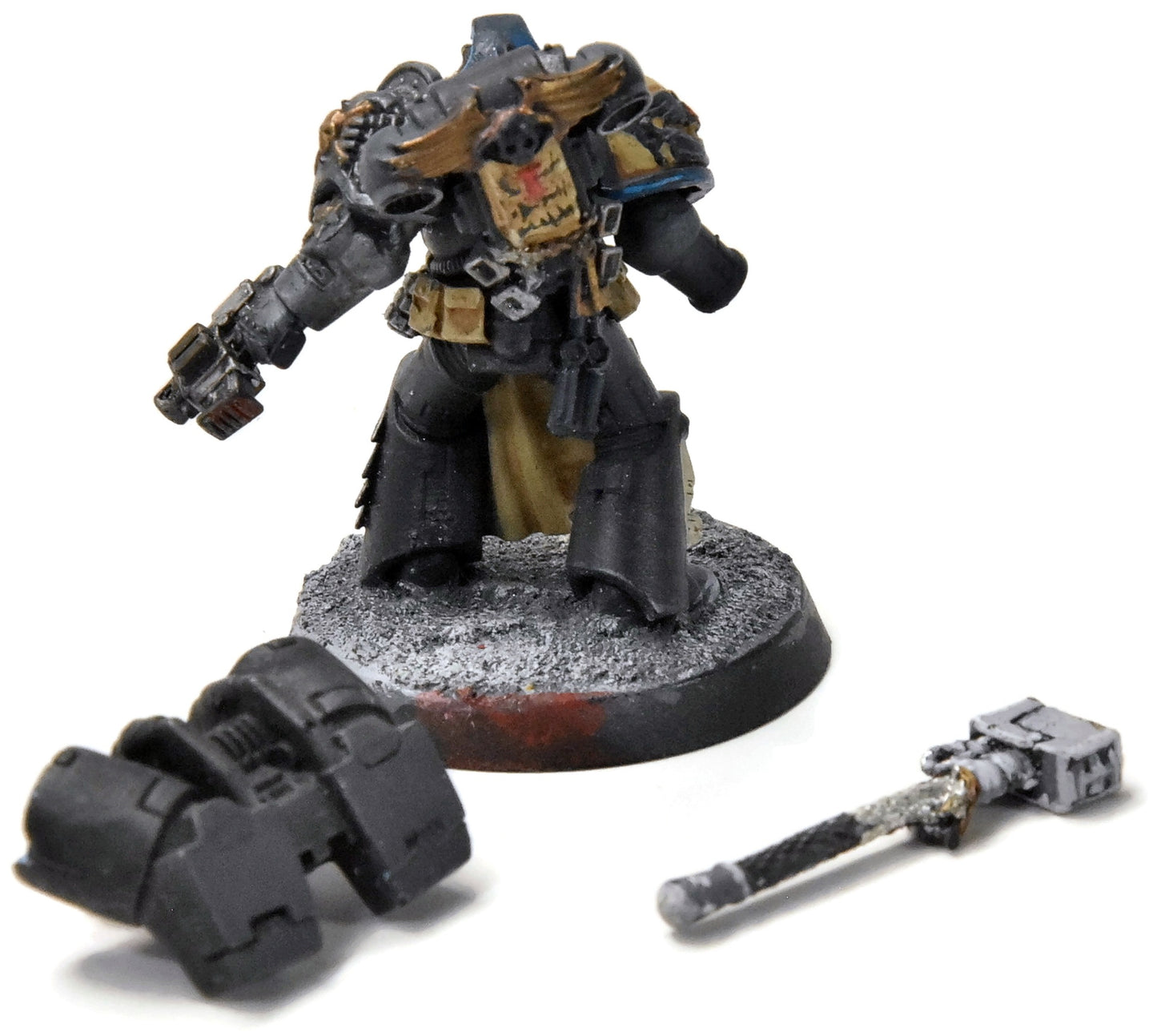 DEATHWATCH Jensus Natorian, Blood Ravens Codicer Librarian #1 need repair 40K