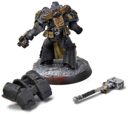 DEATHWATCH Jensus Natorian, Blood Ravens Codicer Librarian #1 need repair 40K