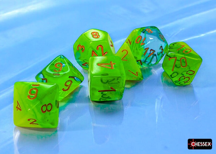 Gemini 7-die Set Plasma Green- Teal/orange Luminary
