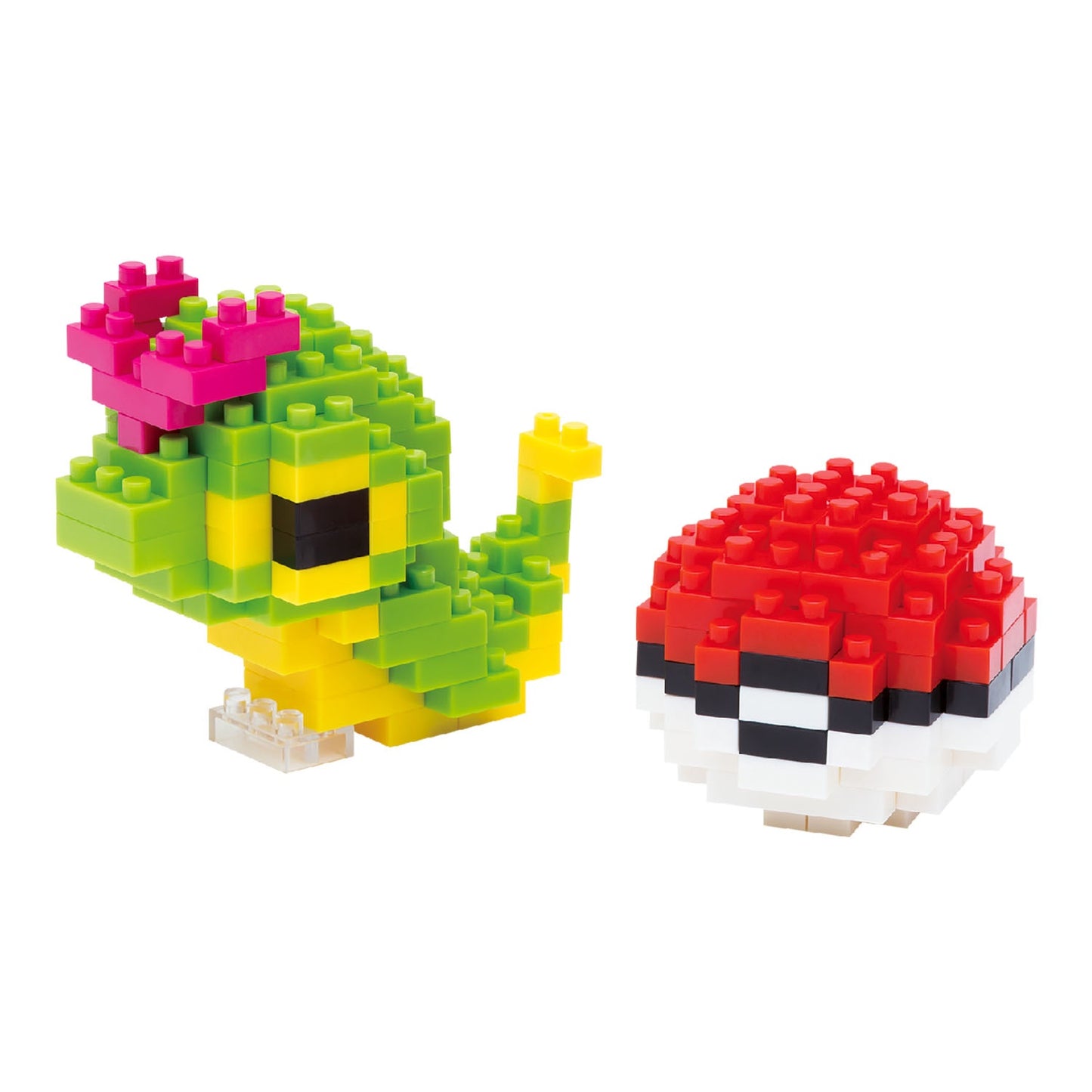 Nanoblock Pokemon Series - Caterpie & Poke Ball