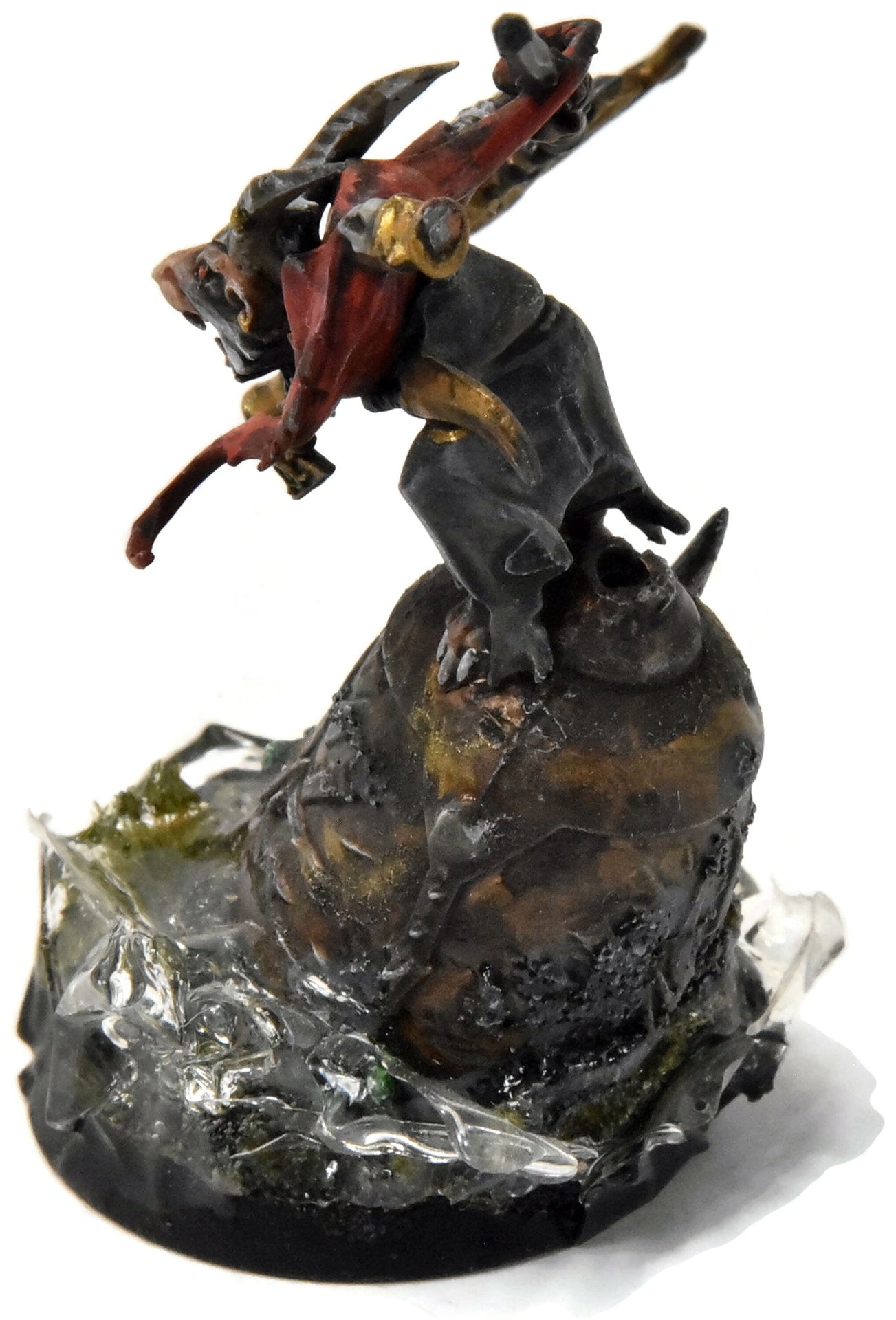 SKAVEN Plague Priest #11 WELL PAINTED Warhammer Fantasy Old World
