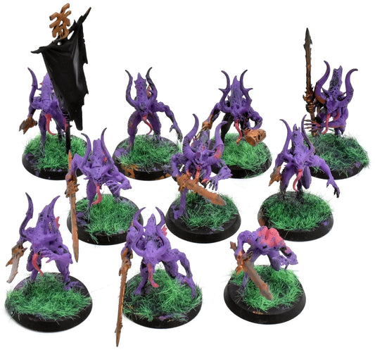 BLADES OF KHORNE 10 Bloodletters Of Khorne #4 DAMAGED Sigmar INCOMPLETE