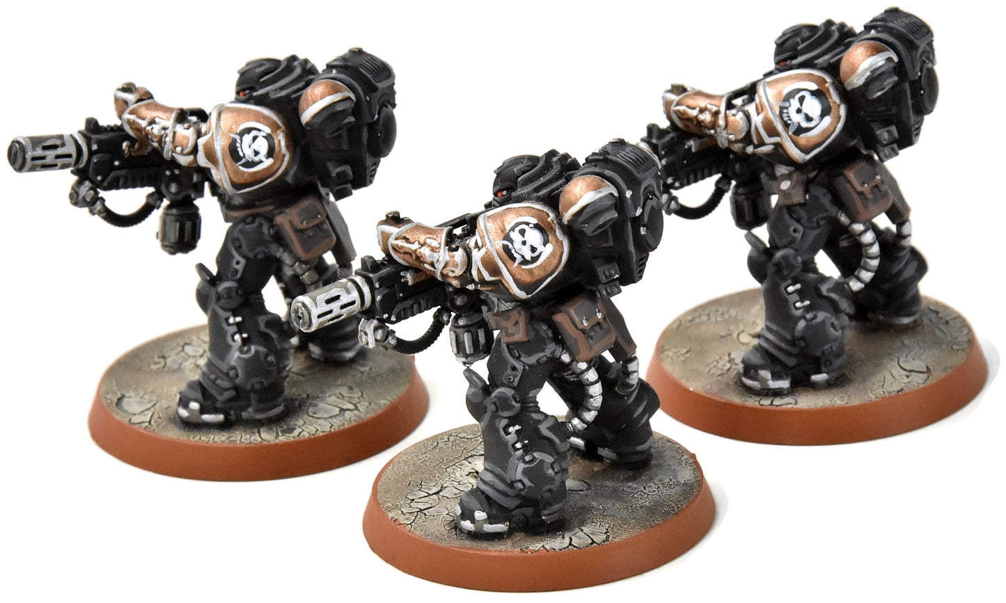 SPACE MARINES 3 Eradicators #6 PRO PAINTED Warhammer 40K