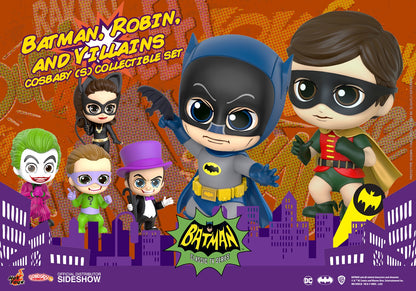 Batman, Robin, and Villains Cosbaby(S) Collectible Set (Hot Toys)