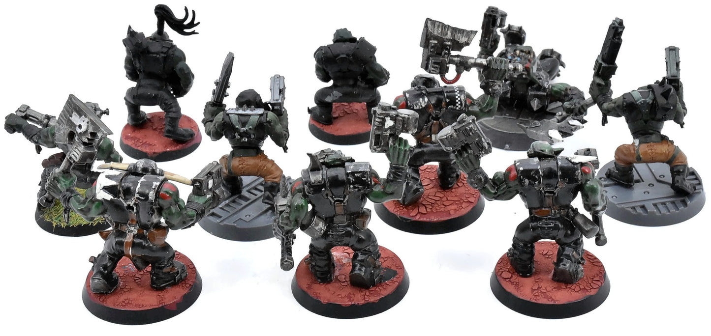 ORKS 10 Ork Boyz #8 Warhammer 40K 8620