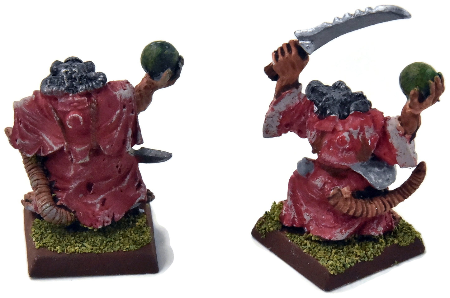 SKAVEN 2 Skryre Acolytes #11 METAL No backpacks Warhammer Fantasy