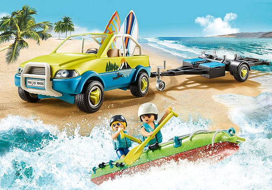 Beach Car with Canoe (70436)