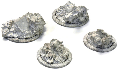 WARMACHINE 4 Objective Markers #1 METAL