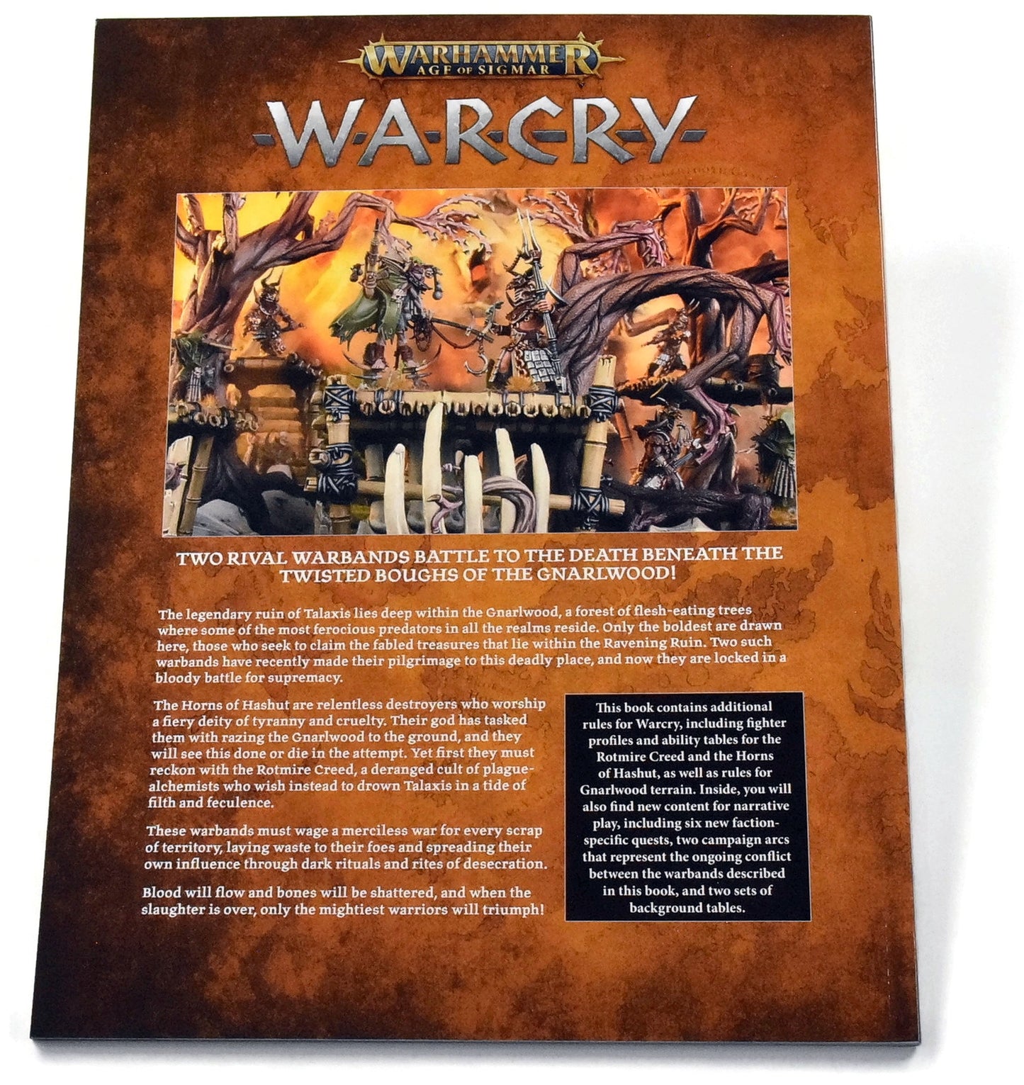 WARCRY Warband Tome Rot And Ruin Used Very Good Condition